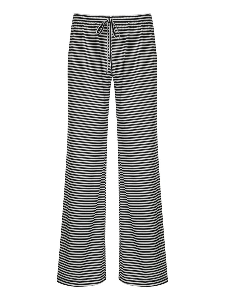 Striped Baggy Sweatpants