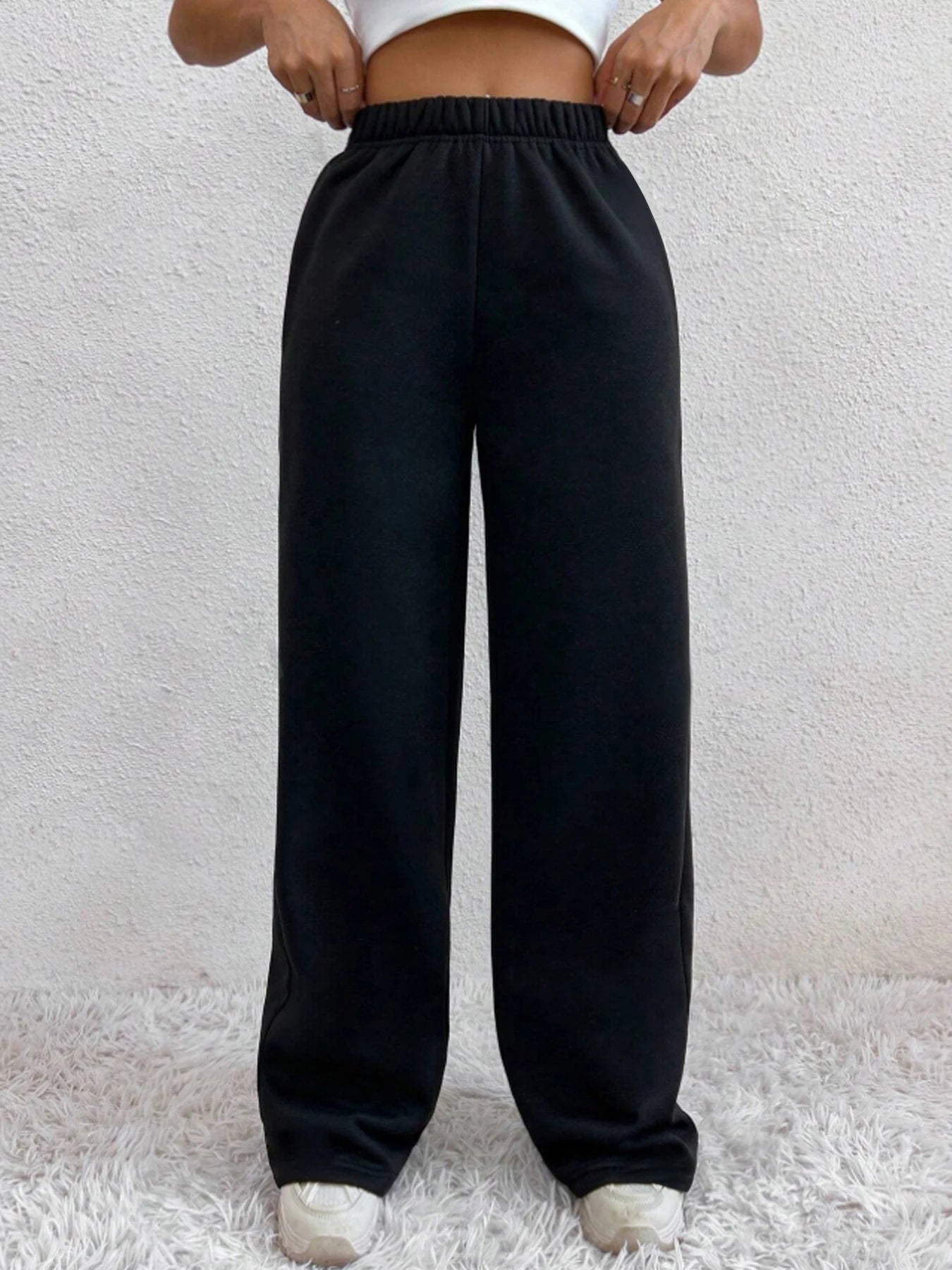 Classic High-Waist Sweatpants